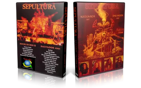 Artwork Cover of Sepultura 1991-01-01 DVD Rio De Janeiro Proshot