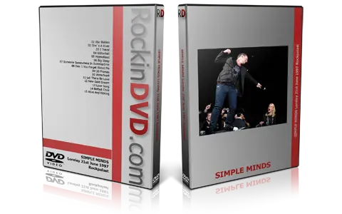 Artwork Cover of Simple Minds 1997-06-21 DVD Loreley Proshot