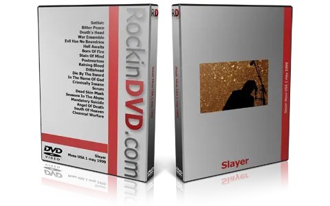 Artwork Cover of Slayer 1999-05-01 DVD Mesa Audience