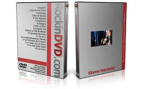 Artwork Cover of Steve Hackett 2009-07-25 DVD Afraka Audience