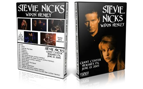 Artwork Cover of Stevie Nicks 2005-06-13 DVD Hershey Audience