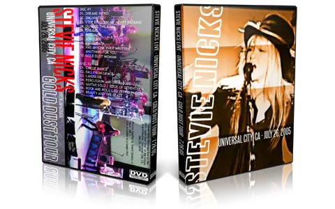 Artwork Cover of Stevie Nicks 2005-07-26 DVD Hollywood Audience
