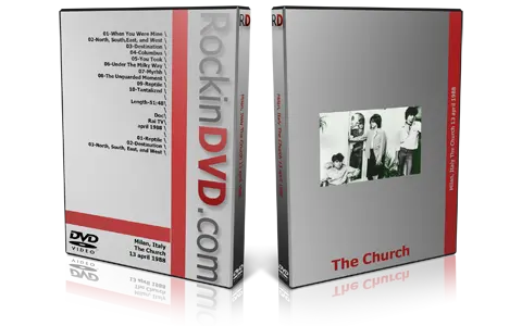 Artwork Cover of The Church 1988-04-13 DVD Milan Proshot