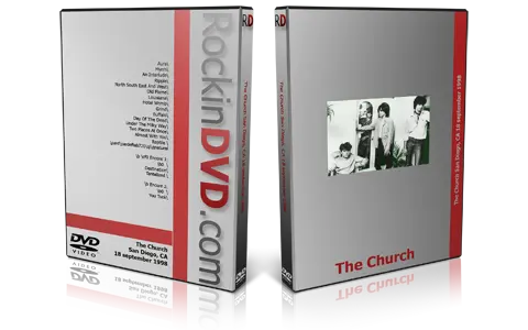 Artwork Cover of The Church 1998-09-18 DVD San Diego Audience