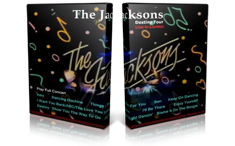 Artwork Cover of The Jacksons Compilation DVD London 79 Proshot