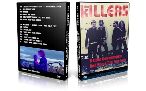 Artwork Cover of The Killers Compilation DVD A Little Copenhagen And Some T In The Park Proshot