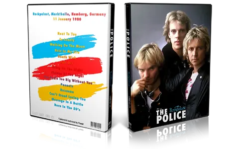 Artwork Cover of The Police 1980-01-11 DVD Hamburg Proshot