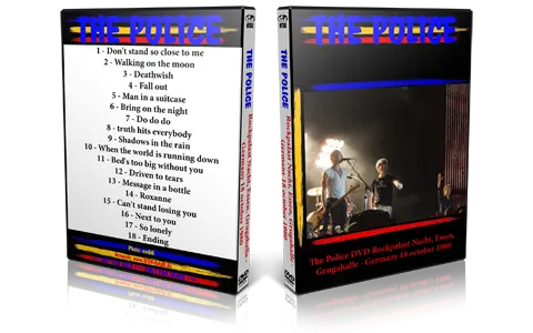 Artwork Cover of The Police 1980-10-18 DVD Essen Proshot
