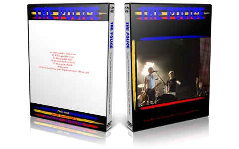 Artwork Cover of The Police 1981-02-02 DVD Tokyo Proshot