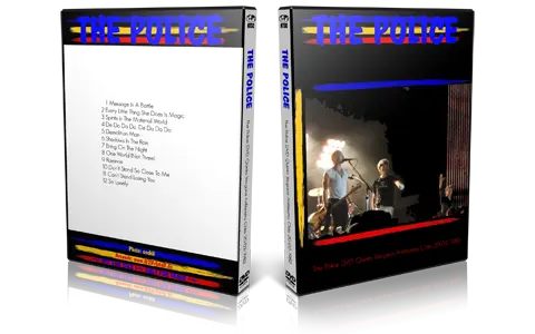 Artwork Cover of The Police 1982-02-20 DVD Vina del Mar Proshot