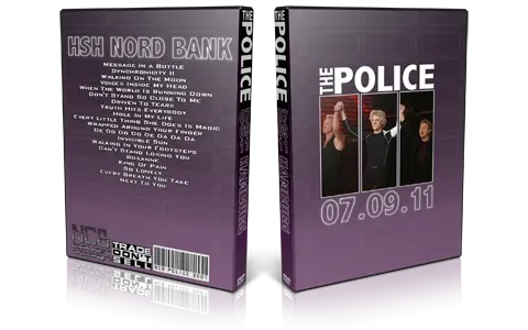 Artwork Cover of The Police 2007-09-11 DVD Hamburg Audience