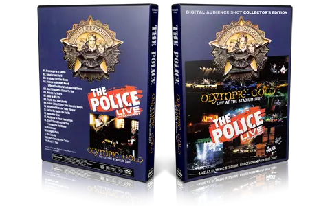 Artwork Cover of The Police 2007-09-27 DVD Barcelona Audience