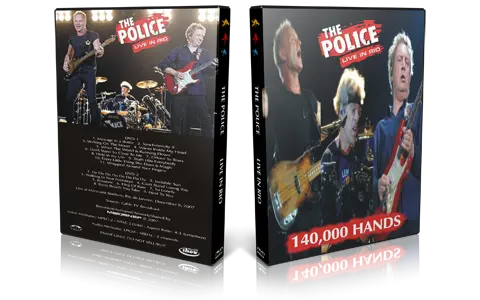Artwork Cover of The Police 2007-12-08 DVD Rio De Janeiro Proshot