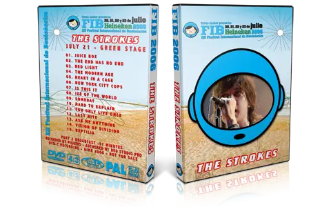 Artwork Cover of The Strokes 2006-07-21 DVD Benicassim Proshot