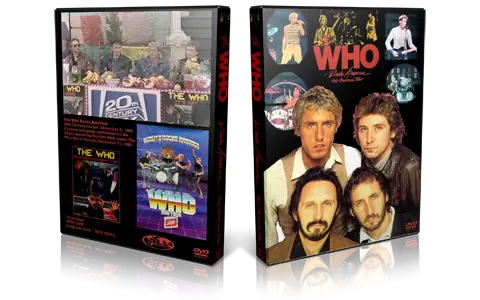 Artwork Cover of The Who 1982-12-03 DVD Who Rocks America 20th Century Fox Press Conference Proshot