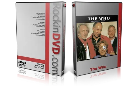 Artwork Cover of The Who 1990-01-17 DVD New York City Proshot