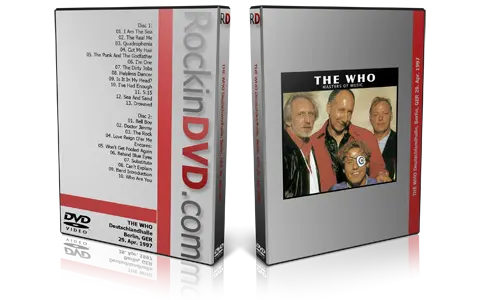 Artwork Cover of The Who 1997-04-29 DVD Berlin Audience