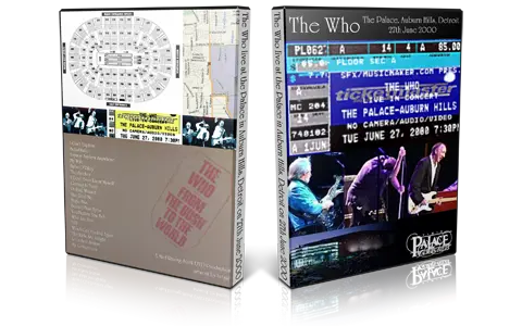 Artwork Cover of The Who 2000-06-27 DVD Auburn Hills Proshot