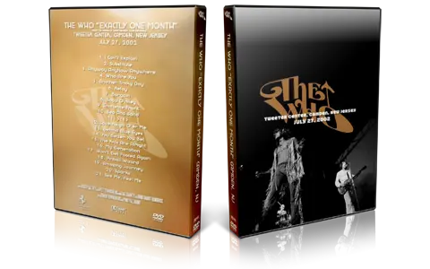 Artwork Cover of The Who 2002-07-27 DVD Camden Proshot
