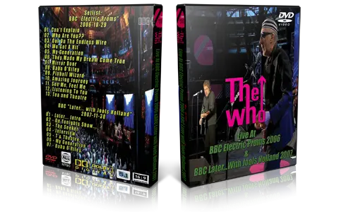 Artwork Cover of The Who 2006-10-29 DVD London Proshot