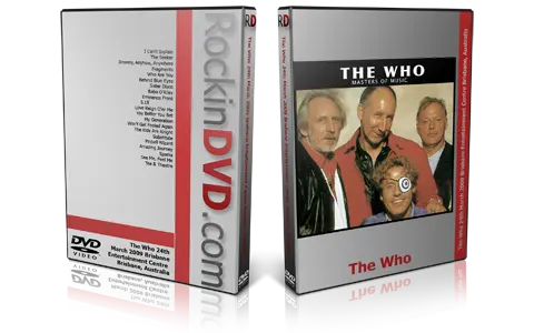 Artwork Cover of The Who 2009-03-24 DVD Brisbane Audience