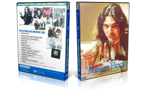 Artwork Cover of Tommy Bolin Compilation DVD The Ultimate Documentary Proshot