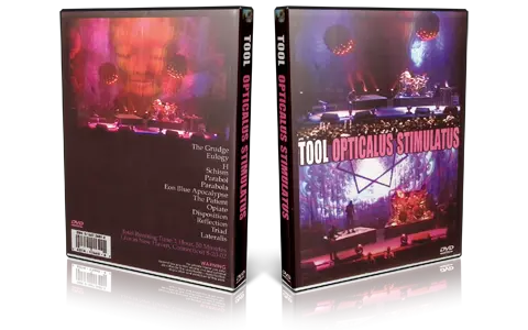 Artwork Cover of Tool 2002-08-20 DVD New Haven Audience