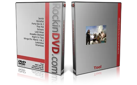 Artwork Cover of Tool 2007-06-09 DVD Atlantic City Audience
