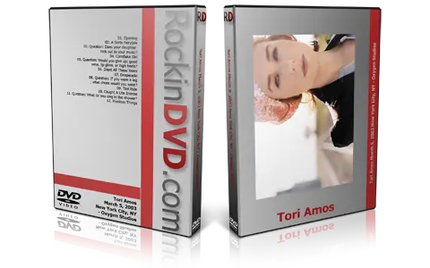 Artwork Cover of Tori Amos 2003-03-05 DVD New York City Proshot