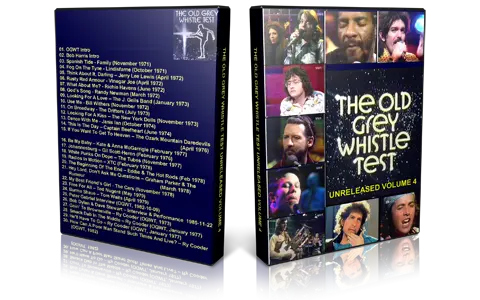 Artwork Cover of Unreleased Old Grey Whistle Test Compilation DVD Volume 4 Proshot