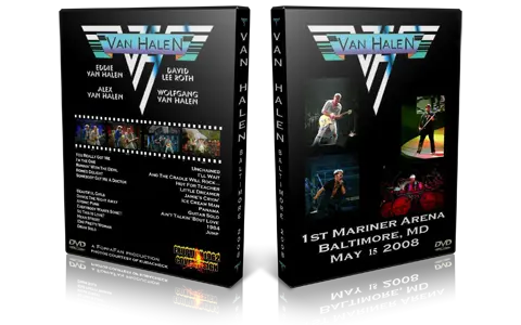 Artwork Cover of Van Halen 2008-05-15 DVD Baltimore Audience
