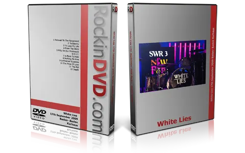 Artwork Cover of White Lies 2009-09-17 DVD Baden Baden Proshot