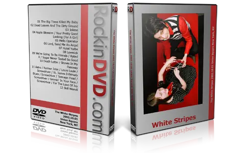 Artwork Cover of White Stripes 2002-10-01 DVD New York City Audience