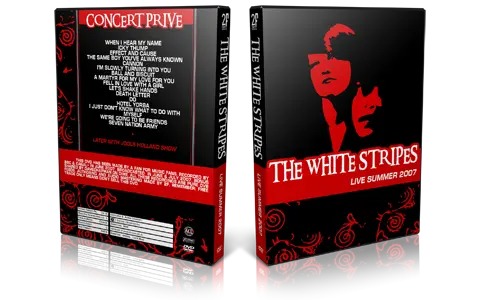 Artwork Cover of White Stripes Compilation DVD Live Summer 2007 Proshot