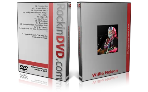 Artwork Cover of Willie Nelson 2009-10-04 DVD Maryland Heights Proshot