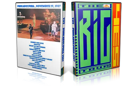 Artwork Cover of Yes 1987-11-29 DVD Philadelphia Proshot