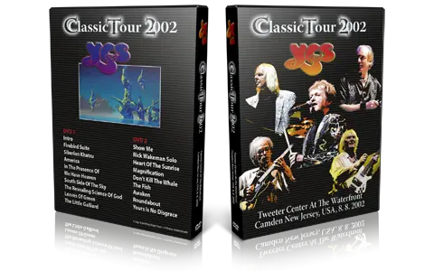 Artwork Cover of Yes 2002-08-08 DVD Camden Proshot