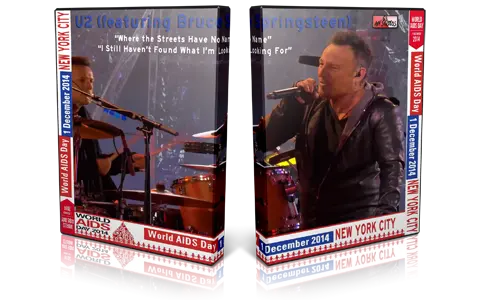 Artwork Cover of Bruce Springsteen 2014-12-01 DVD Times Square Proshot