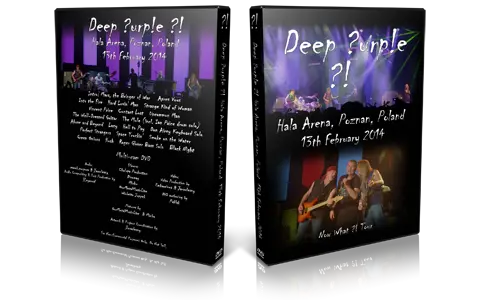 Artwork Cover of Deep Purple 2014-02-13 DVD Poznan Proshot