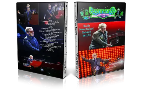 Artwork Cover of Elton John 2014-06-15 DVD Manchester Proshot