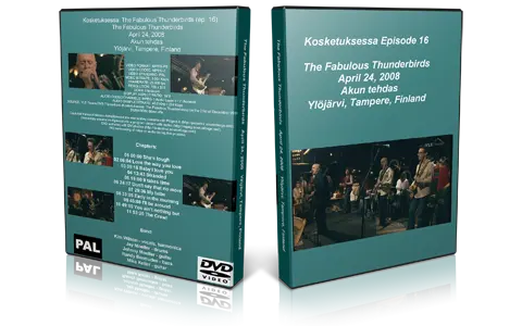 Artwork Cover of Fabulous Thunderbirds 2008-04-24 DVD Tampere Proshot