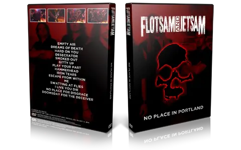 Artwork Cover of Flotsam and Jetsam 2014-07-12 DVD Portland Audience