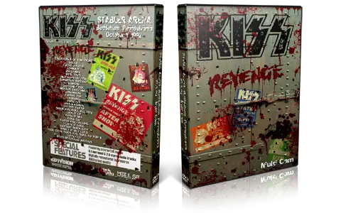 Artwork Cover of KISS 1992-10-01 DVD Bethlehem Audience