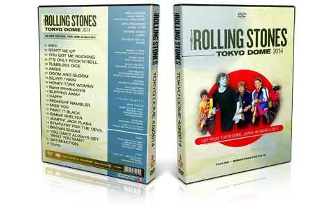 Artwork Cover of Rolling Stones 2014-03-04 DVD Tokyo Audience