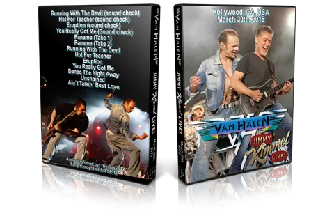 Artwork Cover of Van Halen 2015-03-30 DVD Hollywood Audience