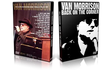 Artwork Cover of Van Morrison 1997-02-02 DVD Belfast Proshot