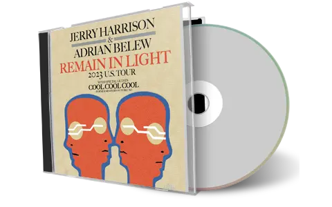 Front cover artwork of Adrian Belew And Jerry Harrison 2023-03-11 CD New Haven Audience