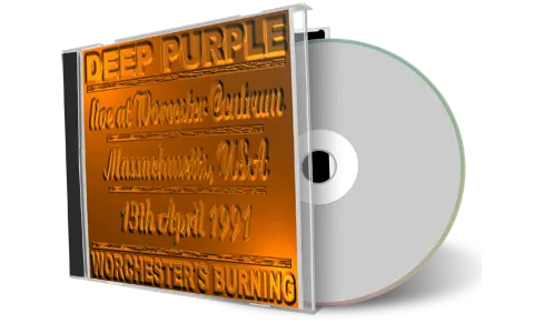 Front cover artwork of Deep Purple 1991-04-13 CD Worcester Audience