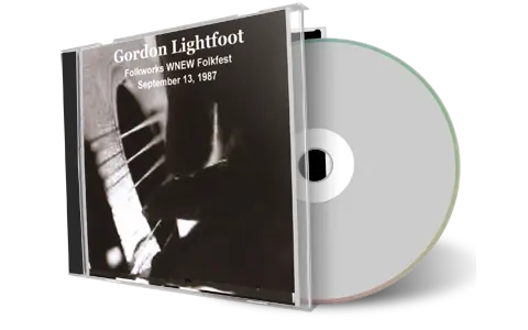 Front cover artwork of Gordon Lightfoot 1987-09-13 CD New York City Soundboard