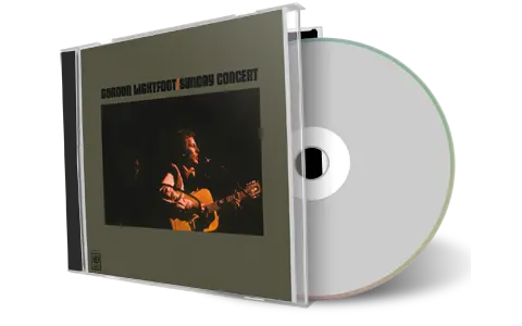 Front cover artwork of Gordon Lightfoot Compilation CD Sunday Concert Audience
